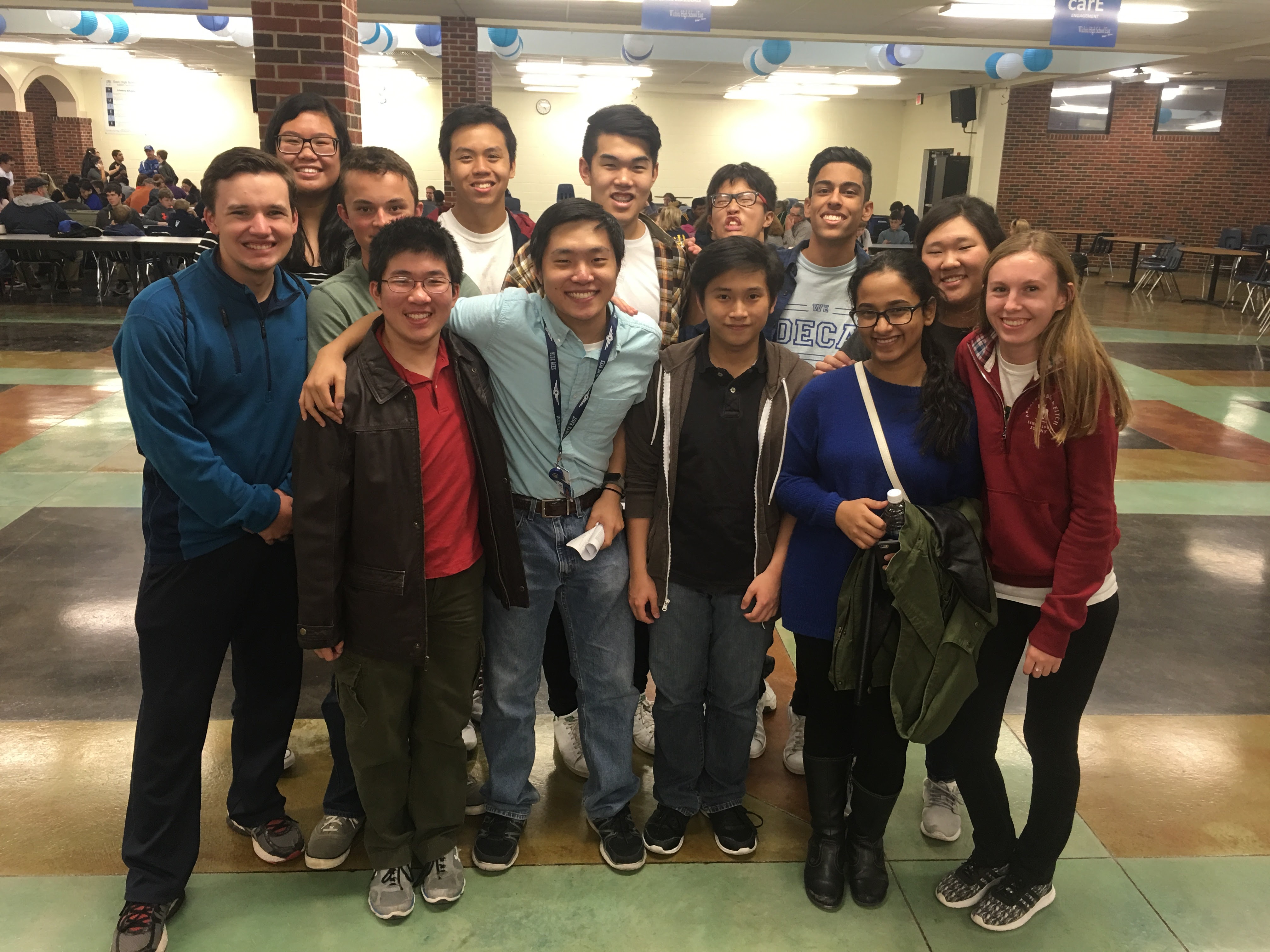 EHS Chess Club posing